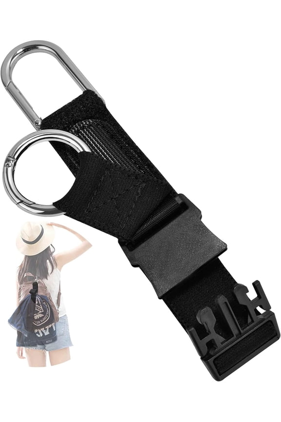 Elastic Jacket Gripper Travel Strap with D-Ring Hooks and Buckle, Suitcase Straps Belts Travel Accessories, Makes Your Hands Free