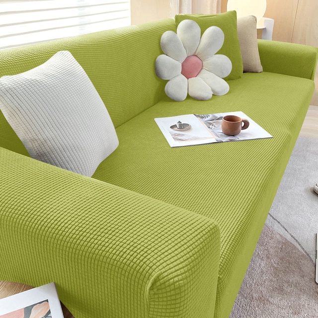 Elastic Jacquard Fabric Sofa Cover Stretch Couch Cover Sectional L