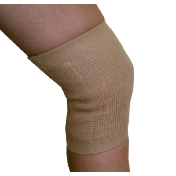 Alpha Medical Elastic Knee Support with Comfort Pad Reliable Compression, Anti-Roll Design, and Enhanced Comfort for Stability and Recovery (Large)