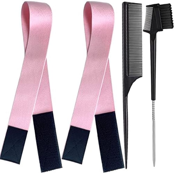 Elastic Lace Melting Edge Bands for Wigs - Adjustable Magic Buckle Wraps to Lay and Edges, 2 count Wig Accessories