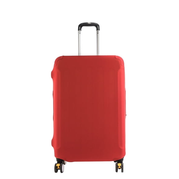 Elastic Luggage Cover for 20 Inch Carry-on, High Stretch Suitcase Protector, Dustproof & Scratch-Proof Travel Wrap, Red,A