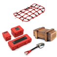 thumbnail image 1 of Elastic Luggage Net RC Luggage Box Shovel Set for 1/10 RC Vehicle Truck Car, 1 of 11