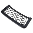 thumbnail image 1 of Elastic Mesh for Seat Back Pocket Lightweight Black Frame Nylon Net Space Saver Map Debri, 1 of 12