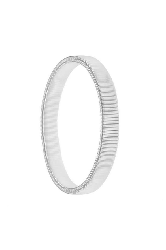 Elastic Metal #Durable# Arm Band Sleeve Cuff Spring Bracelet Black Men Gift N5N5