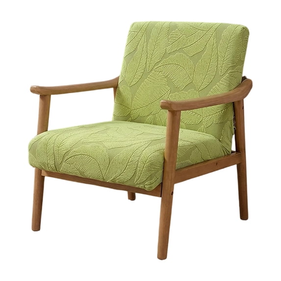Elastic Middle Century Modern Chair Slipcover Polyester Fabric Armchair ...