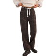 thumbnail image 1 of Elastic Middle Waist Women Casual Jeans Drawstring Denim Pants with Front Pocket, 1 of 6