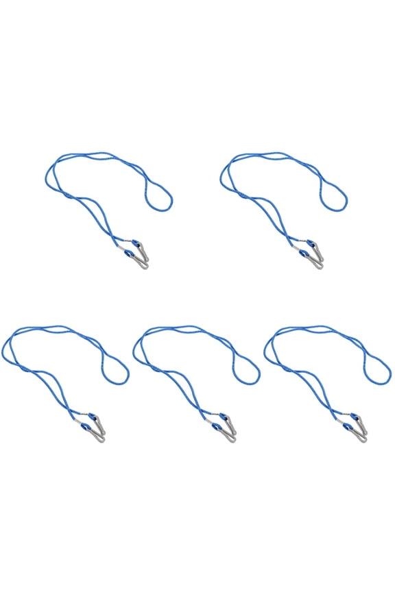 Elastic Mitten Clips, 5pcs Anti Lost Glove Clip Glove Keeper Holder Adjustable Gloves Suspender Hanger Rope Attachment