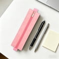 thumbnail image 1 of Elastic Pencil Case Pen Pouch for Notebook Elastic Pen Holder for Notebook Portable Pencil Pouch with Zipper Large Capacity Stationery Storage Bag, Notebook Pencil Pouch Journal Classroom Supplies, 1 of 5