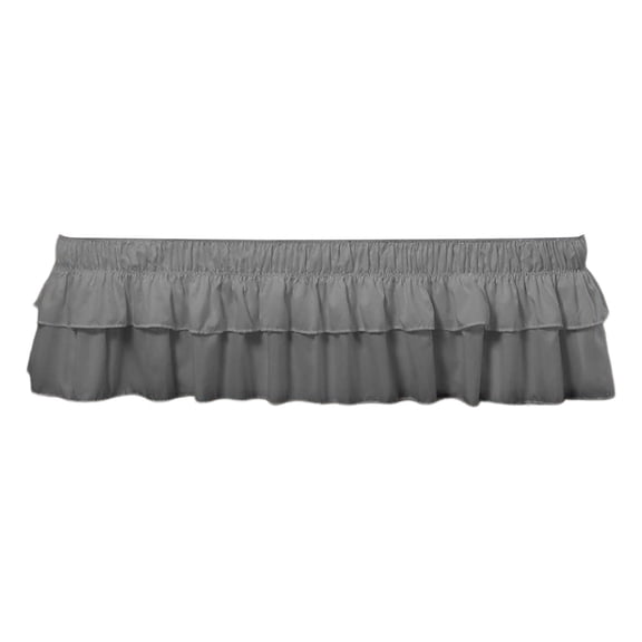 Elastic Pleated Bed Skirt, High Elastic Edging for Secure Fit, 15.7in Drooping Coverage for Neat Appearance, Ideal for Home or Hotel Use, Perfect for Adults