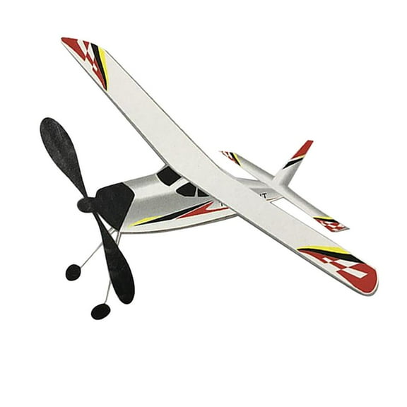 Elastic Powered Rubber Band Plane Toy Outdoor Flying
