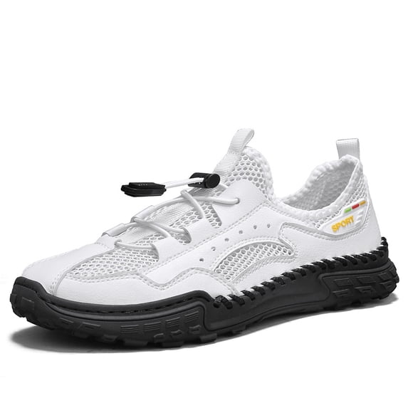 Quick-Lace Mesh Outdoor Sports Sneakers