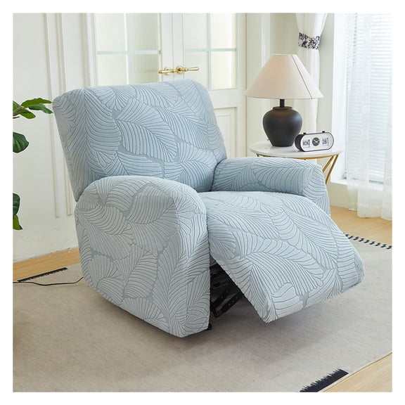 Elastic Recliner Chair Slipcover Set with 2 Armrest Covers, Stretchable Pet Proof & Child Proof Furniture Protector for Recliners, Non-Slip Couch Cover for Dogs