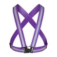 thumbnail image 1 of Elastic Reflective Cycling Vest - High Visibility Safety Strap for Outdoor Activities, 1 of 8