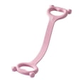 thumbnail image 1 of Elastic Resistance Bands with Handles - Exercise Bands for Arm, Back, and Shoulder Training - Lightweight Portable Fitness Straps for Yoga and Pilates, Pink, 18x3.9 Inch, 1 PCS, 1 of 6
