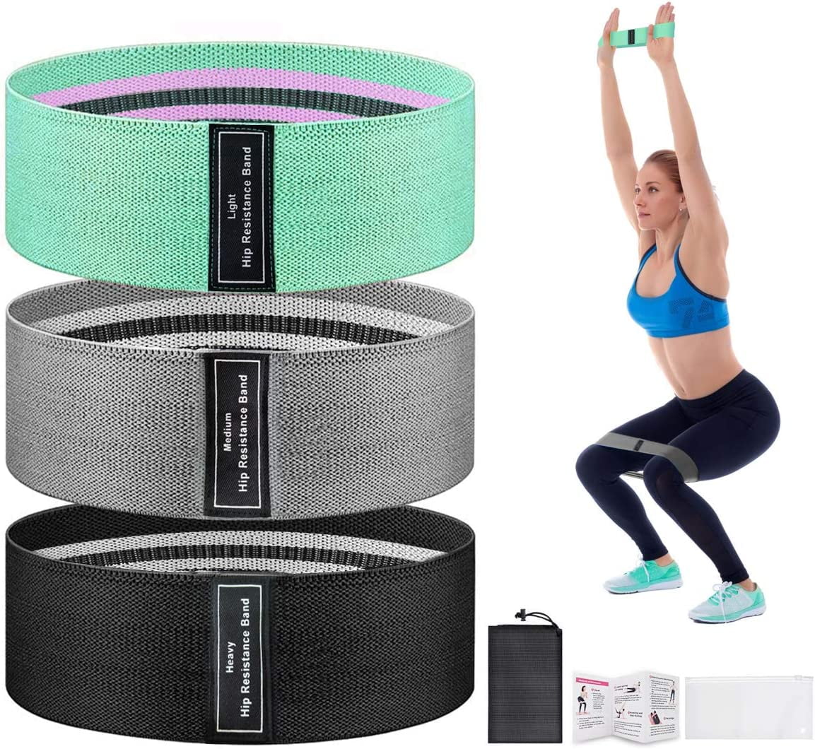 EnriQ Booty Bands - Rutschfeste Widerstandsbänder Für Beine & Po