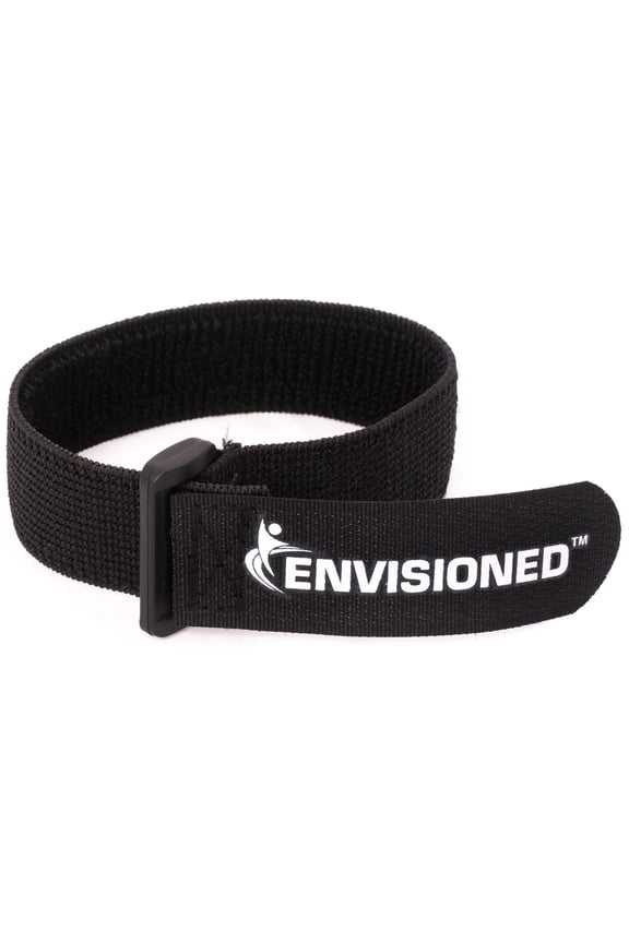 Elastic Reusable Cinch Straps 1.5" x 12" - 6 Pack Multipurpose Quality Hook and Loop Securing Straps