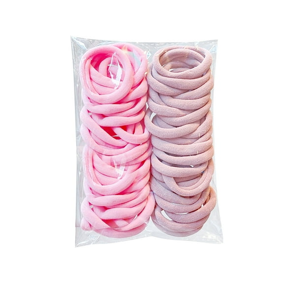 Elastic Rope Candy-colored Female Hair Tie 50 Pack Seamless Head Bands for Girls and Women