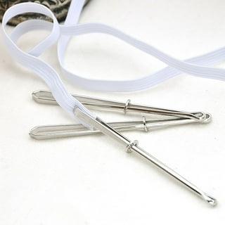 5 Pieces Bodkin Elastic Threader 78mm Tweezers Easily Pull Sewing Tool for  Waist 