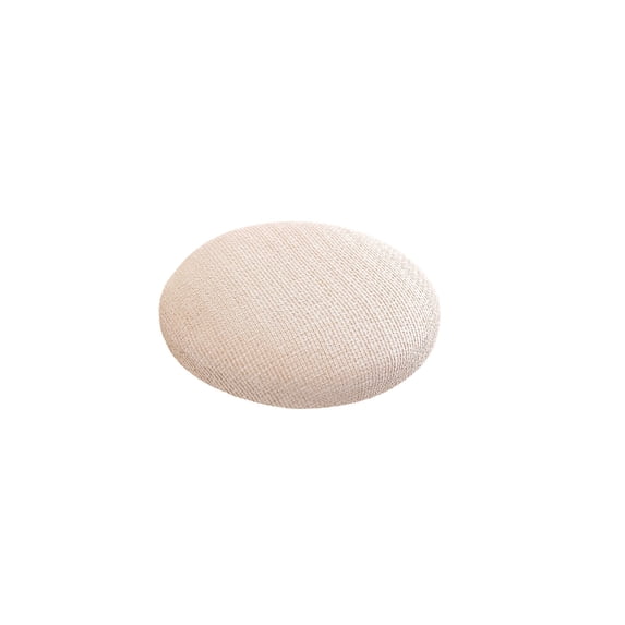 Elastic Round Linen Bar Stool Cover Fits 12-15 Inch Cushions for Office and Salon Swivel Stools