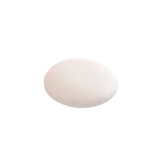 Elastic Round Linen Bar Stool Cover Fits 12-15 Inch Cushions for Office and Salon Swivel Stools
