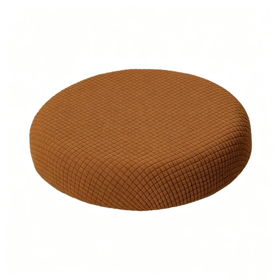 Elastic Round Stool Cover,11.8-13.8" Stretch Bar Stool Seat Protector, Washable Removable Stool Cushion Cover, Non Slip Round Chair Slipcover, Soft Jacquard Stool Seat Sleeve, Furniture Cover