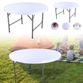 thumbnail image 1 of Elastic Round Tablecloth Stretchable Dining Table Cover for Home Parties and Banquet Gatherings with Soft Fabric, 1 of 6