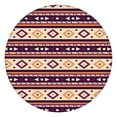 thumbnail image 1 of Elastic Round Tablecloth with Floral Boho Themes, 44 Inch Fits 38-42 Inch Tables Wrinkle Resistant, 1 of 7