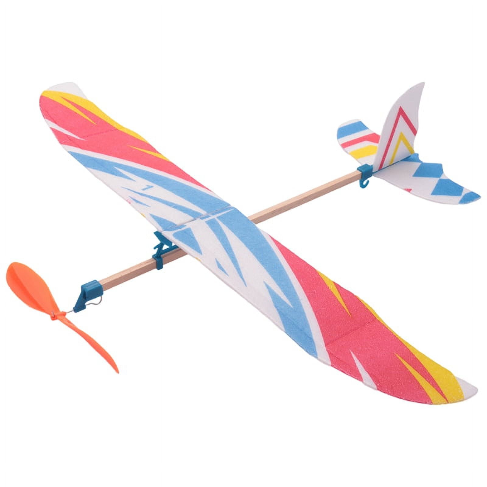 Elastic Rubber Band Powered DIY Foam Plane Model Kit Aircraft
