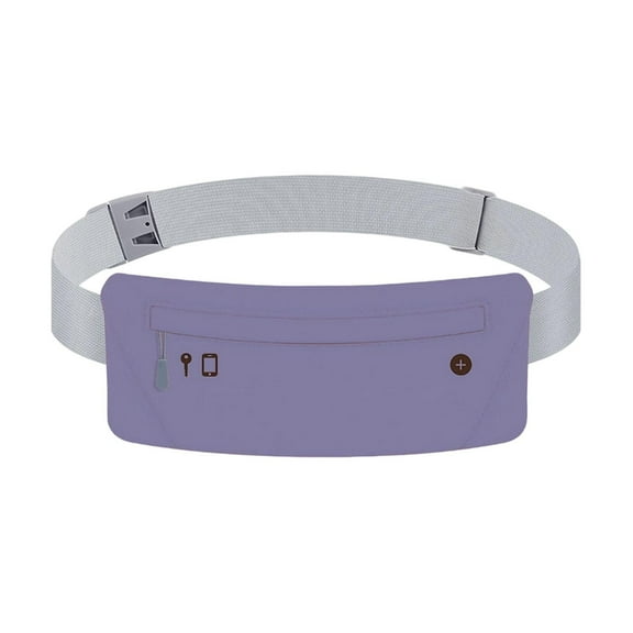 Elastic Running Fanny Pack for Women Men - Adjustable Runners Waist Pack with Phone Holder, Chest Bag for Fitness, Cycling, and Hiking