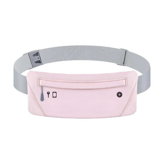 Elastic Running Fanny Pack for Women Men - Adjustable Runners Waist Pack with Phone Holder, Chest Bag for Fitness, Cycling, and Hiking