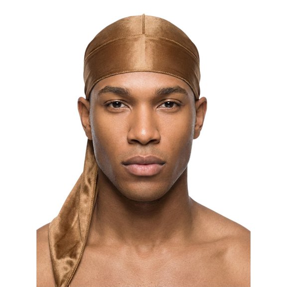 Elastic Satin Headwrap for Woman&Man, Premium Luxe Silky Durags for Men/Long Straps/Long Tail/Durag for Women/Silky Liner/Wave Cap,Hair Protection and Style