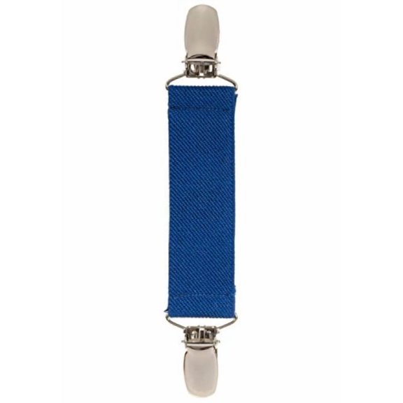 Elastic Scarf and Hat Clips Attacher with Extra Heavy Clips - Royal Blue