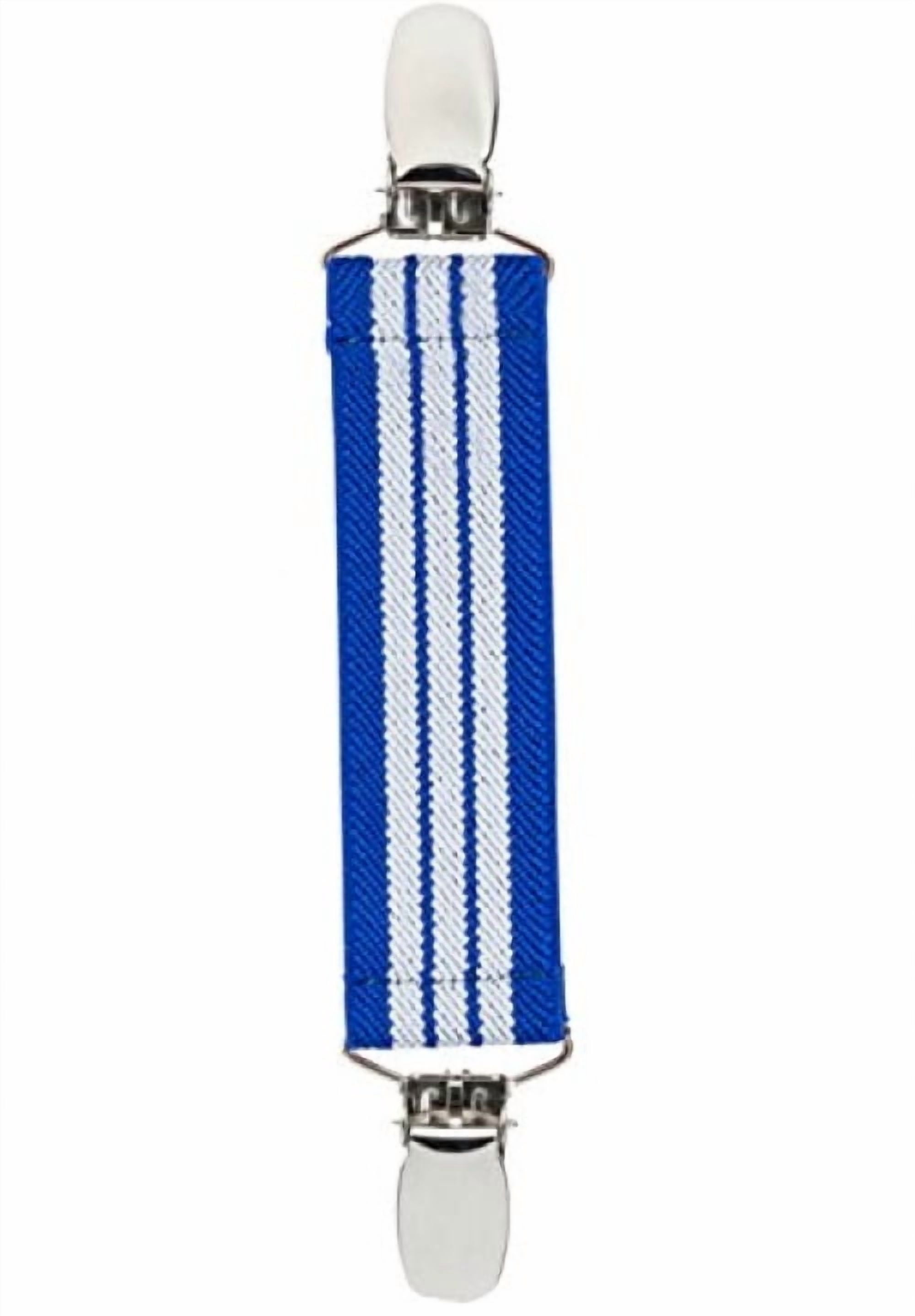 Elastic Scarf and Hat Clips Attacher with Extra Heavy Clips - Royal and ...