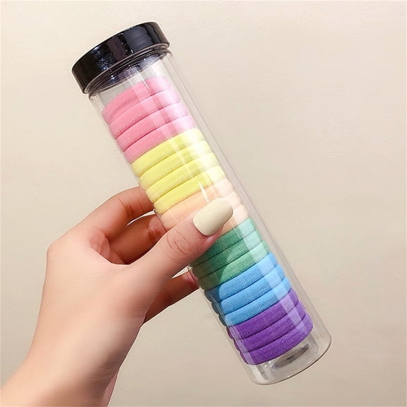 Elastic Scrunchies Hair Bands For Women Girls Soft Ponytail Holders Fine Curly Hair Accessories Ties