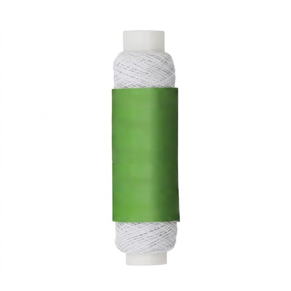 Elastic Sewing Thread, Shirring Elastic Thread for Smocking Fabric, Polyester Rubber Thread for Gathering Knits, Elastic Cord for Home Decor Garments, White