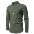 thumbnail image 1 of Elastic Shirt New Men's Business and Leisure Long Sleeved Shirt Slim Fit Professional Dress Best-selling Seasonal Style, 1 of 6