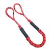 Elastic Shock Absorbing Adjustable Bungee Dock Line for Boat - Boat Anchor Ropes Mooring Rope for Boat Dock Line Marine Boat 4 ft Red