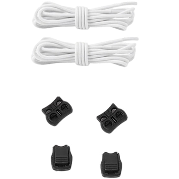 Elastic Shoelaces with Cord Lock Fasteners 3mmX100cm Shole Lace Sneakers Shoe Laces Replacement For Men Women Teen Kid