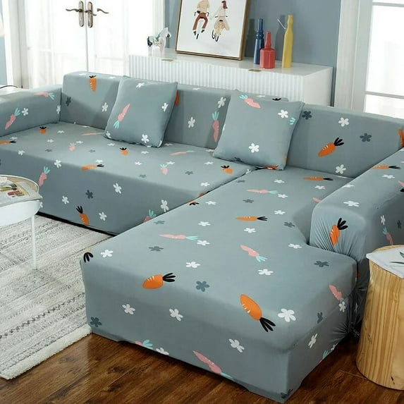 Elastic Sofa Cover 1/2/3/4 Seater L-shaped Corner Sofa Slipcover for Living Room Stretch Sofa Armchair Couch Covers Funda Sofá