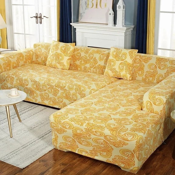 Elastic Sofa Cover 1/2/3/4 Seater L-shaped Corner Sofa Slipcover for Living Room Stretch Sofa Armchair Couch Covers Fundas