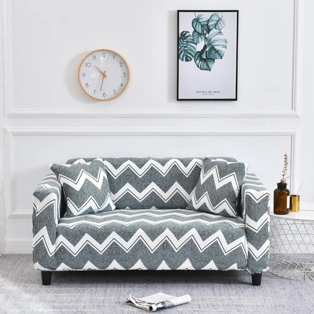 Elastic Sofa Cover Full Package Anti Slip Three Person Sofa Cushion