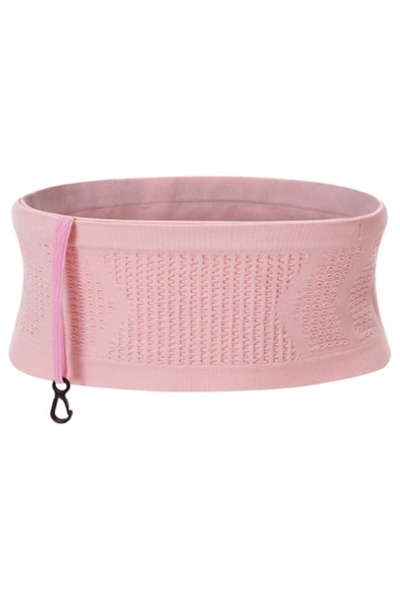 Elastic Spacious Sports Waist Bag, Moisture Absorbing Comfortable Running Belt Pack, Concealed Anti Loss Portable Hip Pouch for Outdoor Training Hiking Travel Personal Stuff Organizing