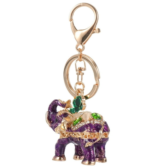 1PC Cute 3D Elephant Keychain Pendant Bag Charm Car Keychain Pendant