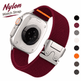 thumbnail image 1 of Elastic Sport Band for Apple Watch Ultra 2 Band for Men, Adjustable Parachute Buckle Nylon Strap for iWatch Series iWatch 49mm(Ultra), 46mm(Series 10), 45mm(9/8/7), 44mm(SE2/SE/6/5/4), 42mm(3/2/1), 1 of 5