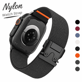 Elastic Sport Band for Apple Watch Ultra 2 Band for Men, Adjustable Parachute Buckle Nylon Strap for iWatch Series iWatch 49mm(Ultra), 46mm(Series 10), 45mm(9/8/7), 44mm(SE2/SE/6/5/4), 42mm(3/2/1)