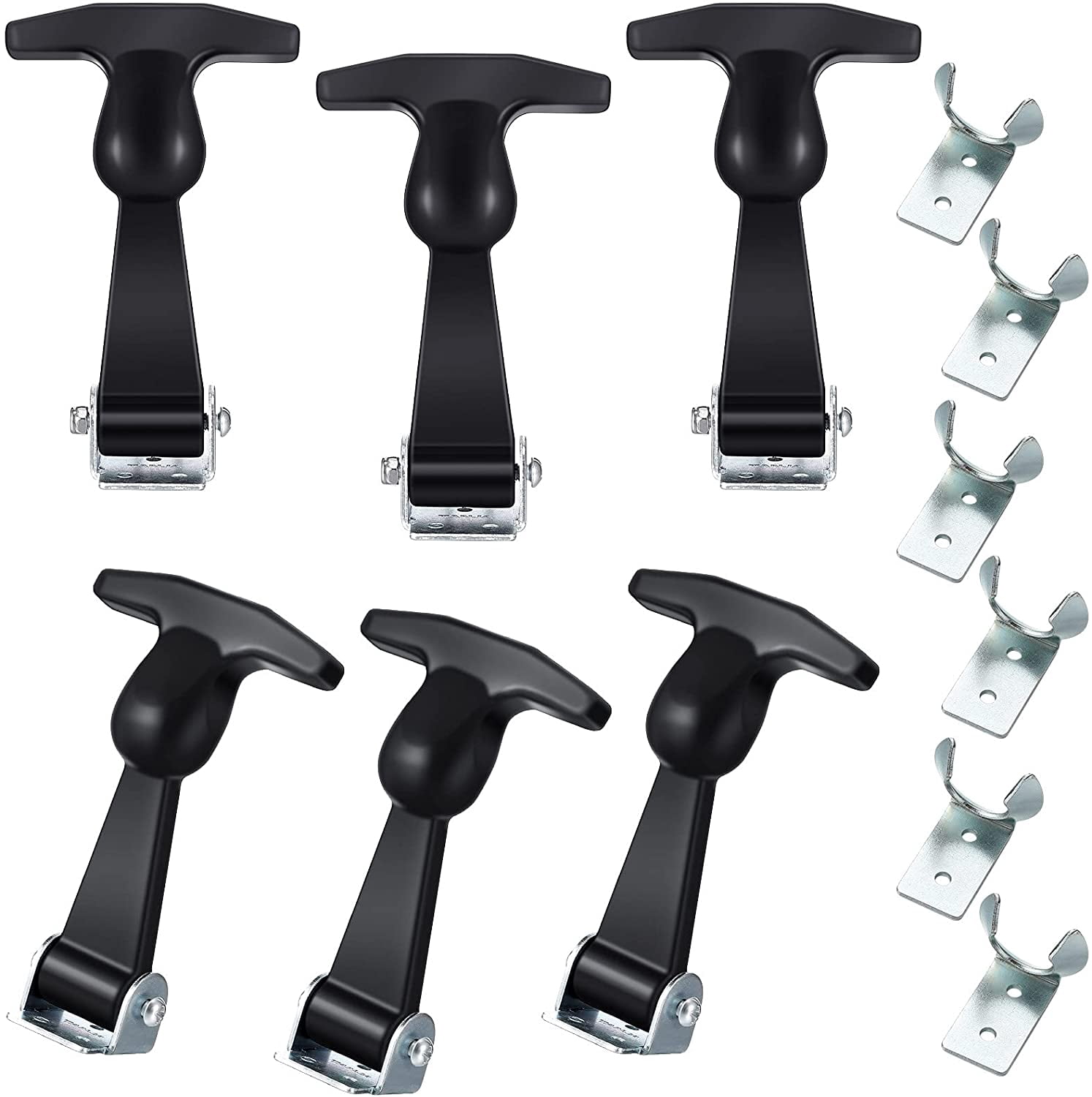 Elastic Stainless Steel Rubber Hood Catch Flexible T-Handle Hasp Rubber ...