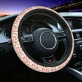 thumbnail image 1 of Elastic Steering Wheel Cover, Beautiful Rose Flowers A Stretch Thickening Car Steering Wheel Cover Women Men, Steering Wheel Protector Universal 15 in, 1 of 7