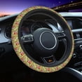 thumbnail image 1 of Elastic Steering Wheel Cover, Cartoon Fire Truck Stretch Thickening Car Steering Wheel Cover Women Men, Steering Wheel Protector Universal 15 in, 1 of 7