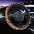 thumbnail image 1 of Elastic Steering Wheel Cover, Gorgeous Daisies Flowers Stretch Thickening Car Steering Wheel Cover Women Men, Steering Wheel Protector Universal 15 in, 1 of 7