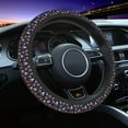 thumbnail image 1 of Elastic Steering Wheel Cover, Mushroom Doodle Stretch Thickening Car Steering Wheel Cover Women Men, Steering Wheel Protector Universal 15 in, 1 of 7